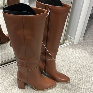 Brown Knee-High Women's Boots